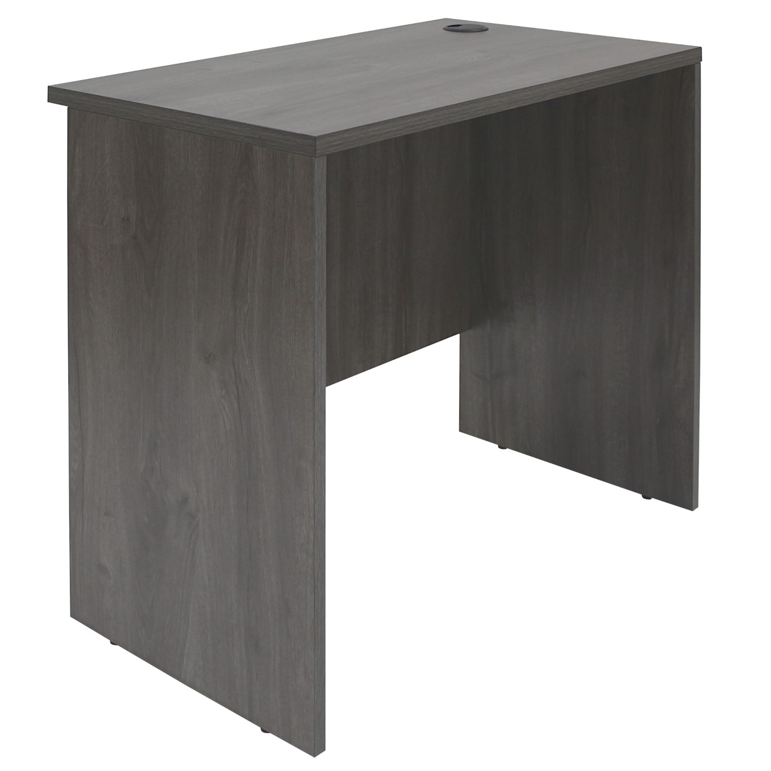 Read more about Medium dark grey washed oak office desk denver